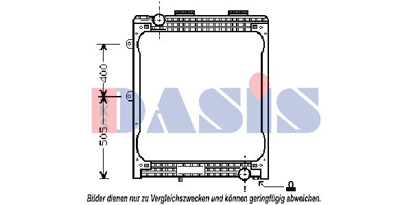 AKS DASIS Radiators, Motora dzesēšanas sistēma 260570N